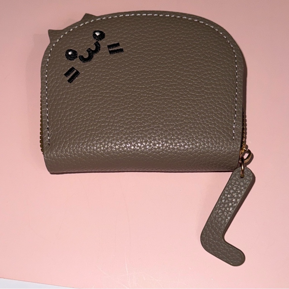Cute Cat Face Credit Card Holder (0266)
